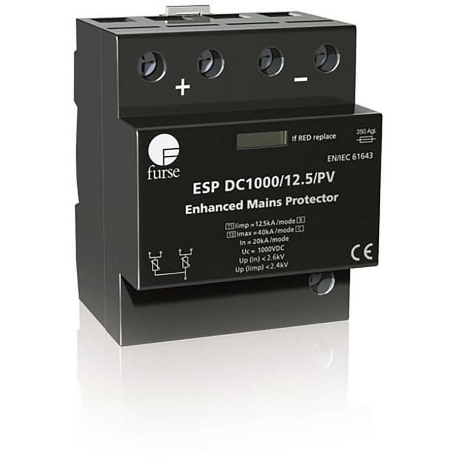 OVR PV installatie 1000Vdc VVE=10