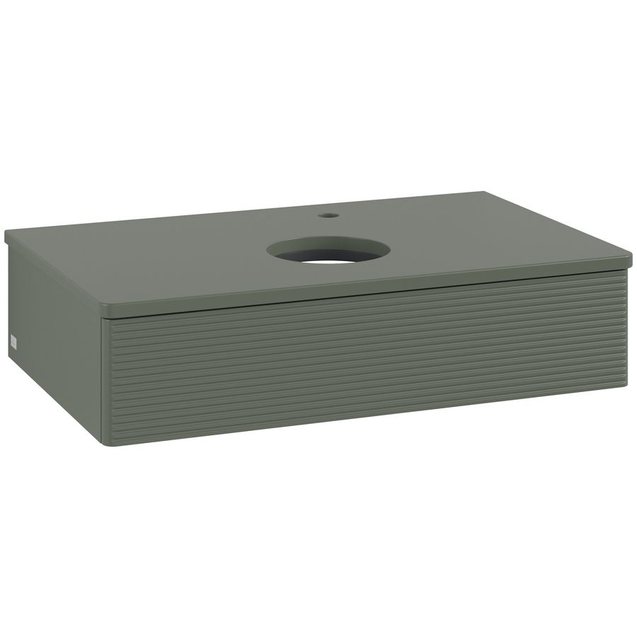 Wastafelonderkast Antao 800x190x500mm L.Green Matt Lacquer K08150HL