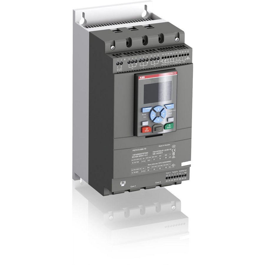 Sofstarter voedingsspanning 100-250V AC 59kW/690V 72A