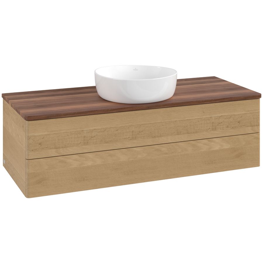 Wastafelonderkast Antao 1200x360x500mm Honey Oak L21012HN
