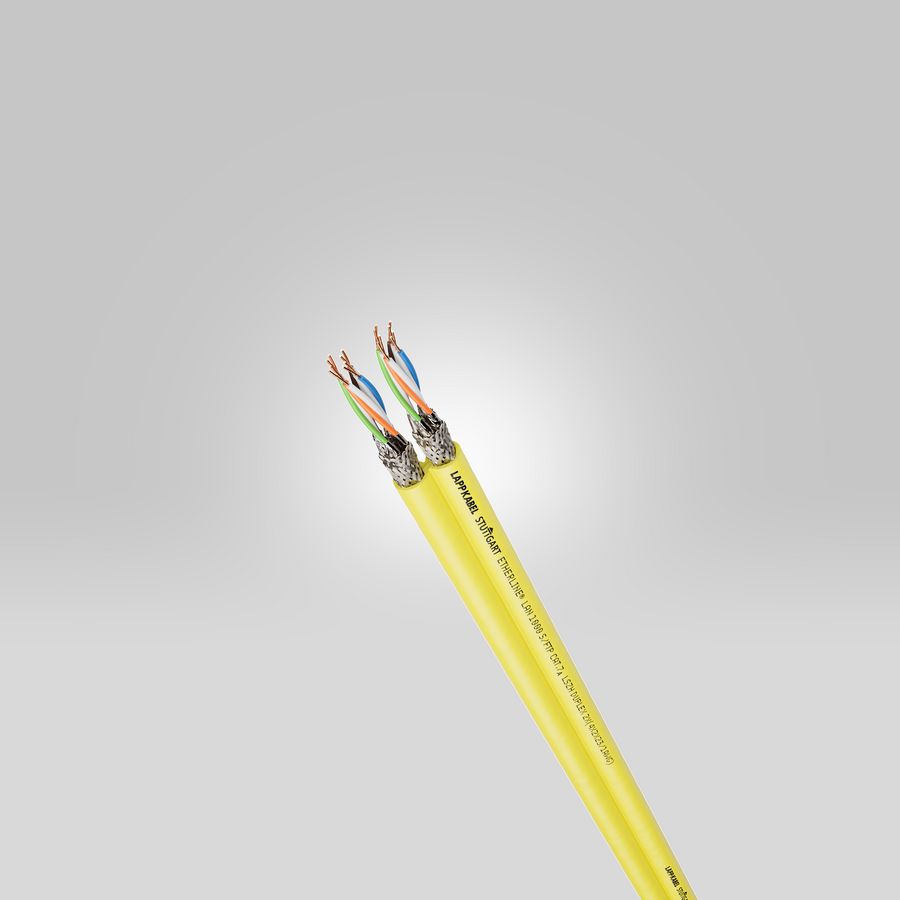 Haspel a 1000m. ETHERLINE LAN 1000 Cat.7A 2x(4x2xAWG23)