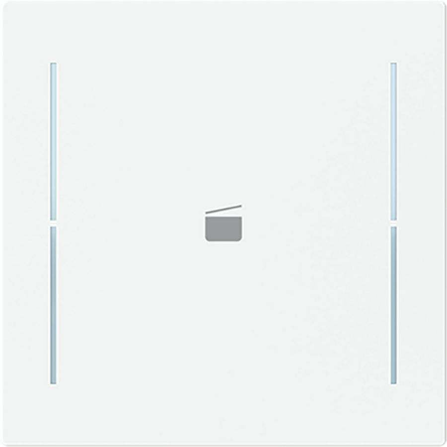 Centraalplaat afdekking 1v knop scenesymbool Art-matwit (LFS/A.1.70.11-44M)