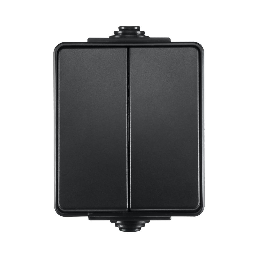 Opbouw Serieschakelaar IP55 Zwart VVE=16