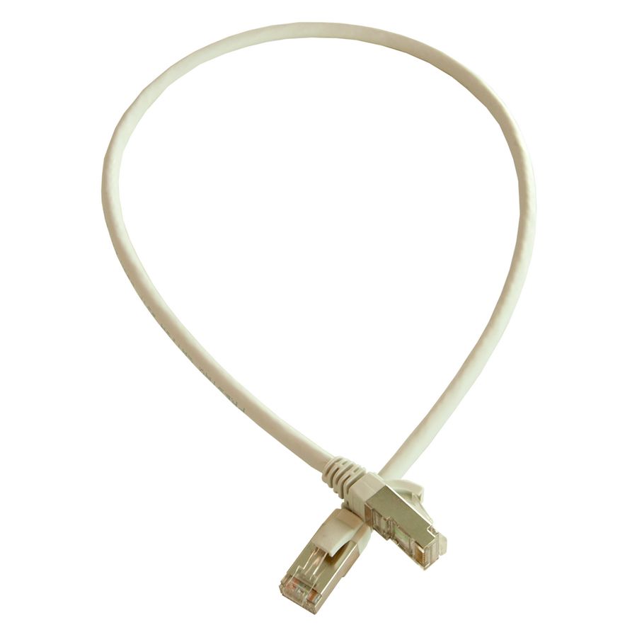 Netwerkkabel / patchkabel CAT6A AWG26 (PiMF) LSZH molded grijs 0.5mtr.
