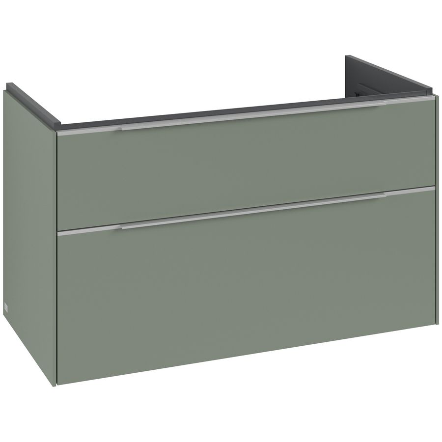 Wastafelonderkastkast SUBWAY 3.0 973x576x478mm Soft Green C57000AF greep alu. glans