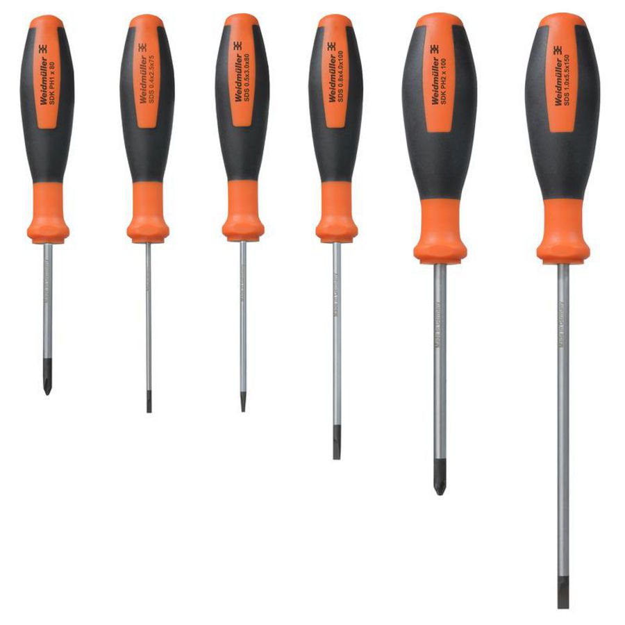 Schroevendraaierset Gesleufde en kruiskop PH 2749200000
