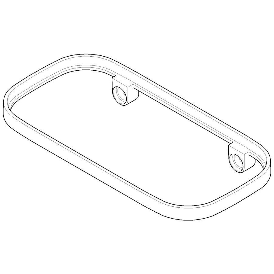 Houder voor zeepschaaltje 200x26,5x101mm Champagne geb