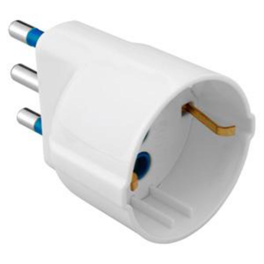 SINGLE ADAPTOR-2P+E 10A S11-1 OUTPUT ITALIAN/GERMAN S VVE=50