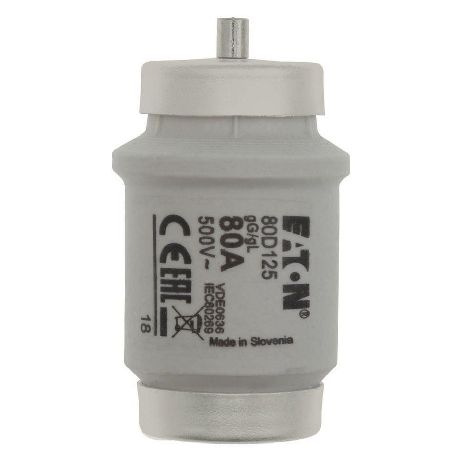 Zekering laagspanning 80A AC 500V D4 gL/gG IEC traag VVE=3