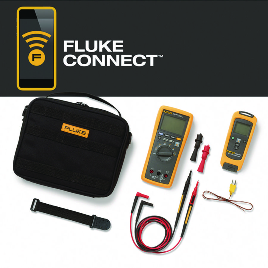 Fluke Connect kit met o.a. 3000FC multimeter, t3000 thermome