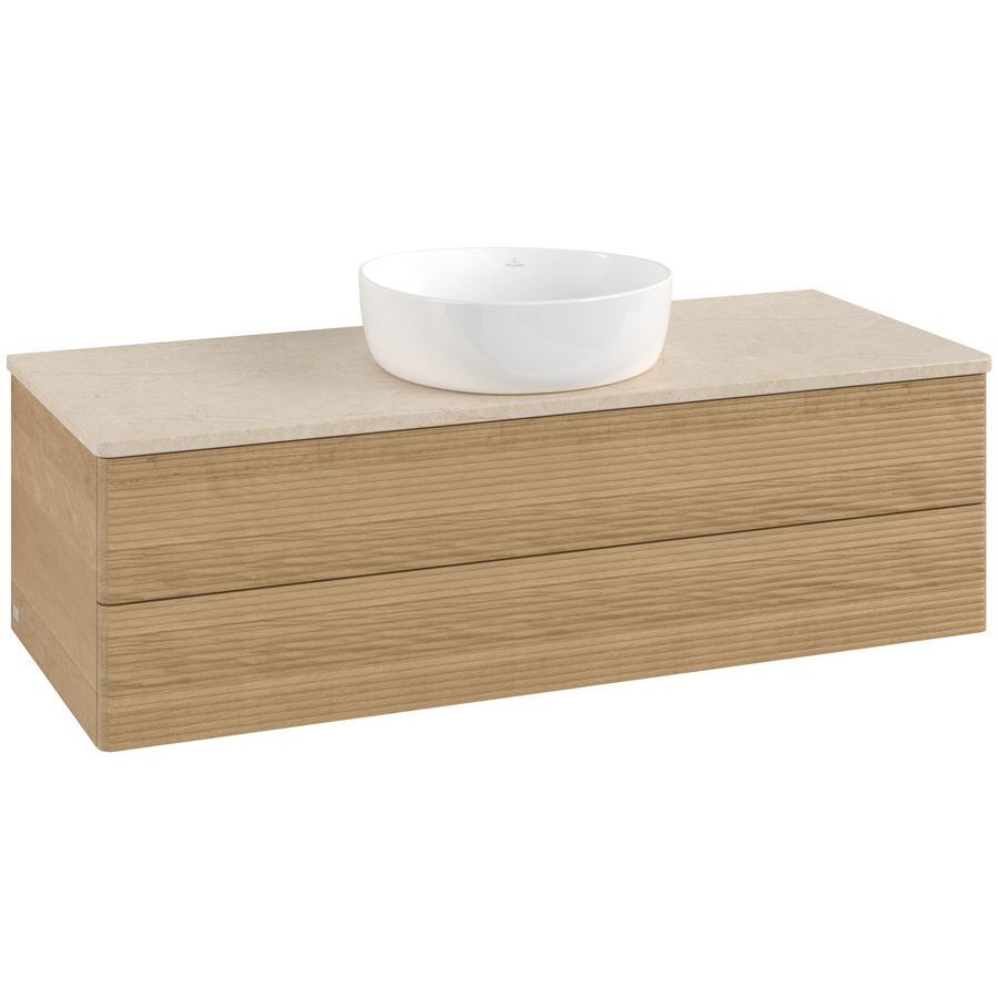 Wastafelonderkast Antao 1200x360x500mm Honey Oak L21113HN