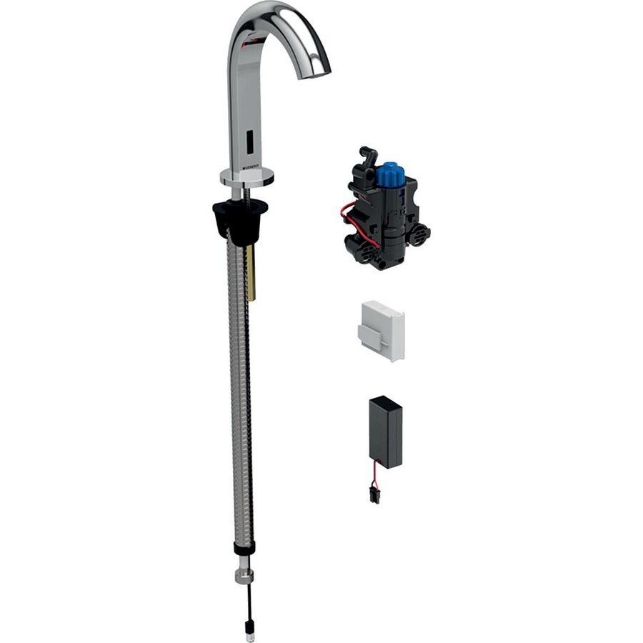 Piave, batterij, inbouw-functiebox gl-chroom, thermostaat