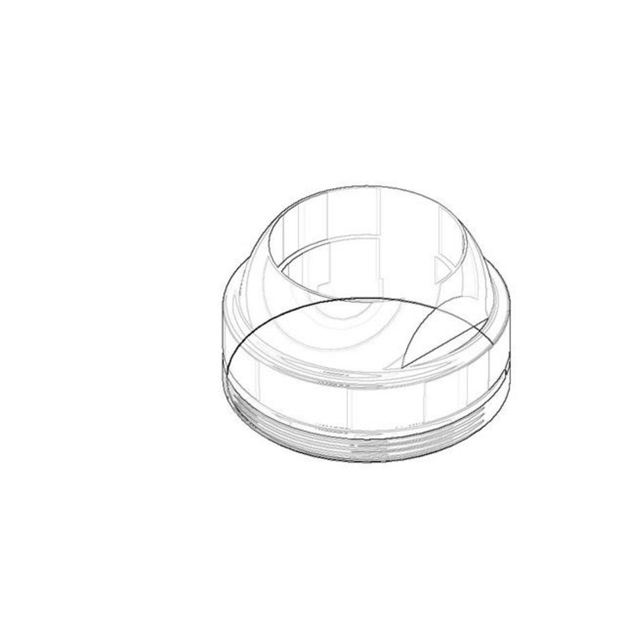 Bevestiging Moer 35x20,5mm chr