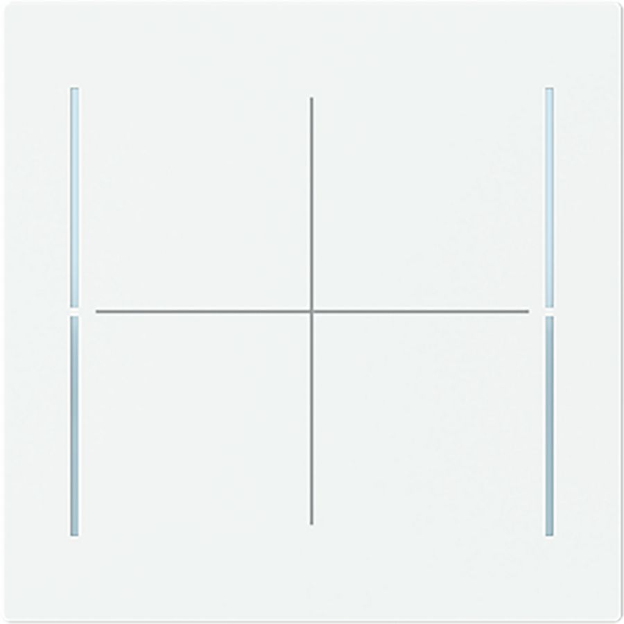 Centraalplaat afdekking Keypad 4v Art-matwit (LFW/A.4.70.11-44M)