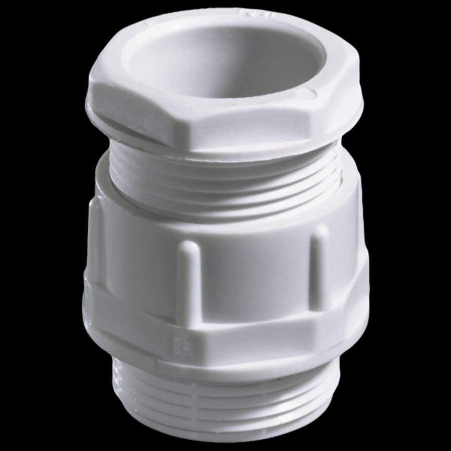 Wartel kunststof, IP54, PG21x15, glasvezelversterkt, met uienring (KVG21/15ZWR) VVE=25