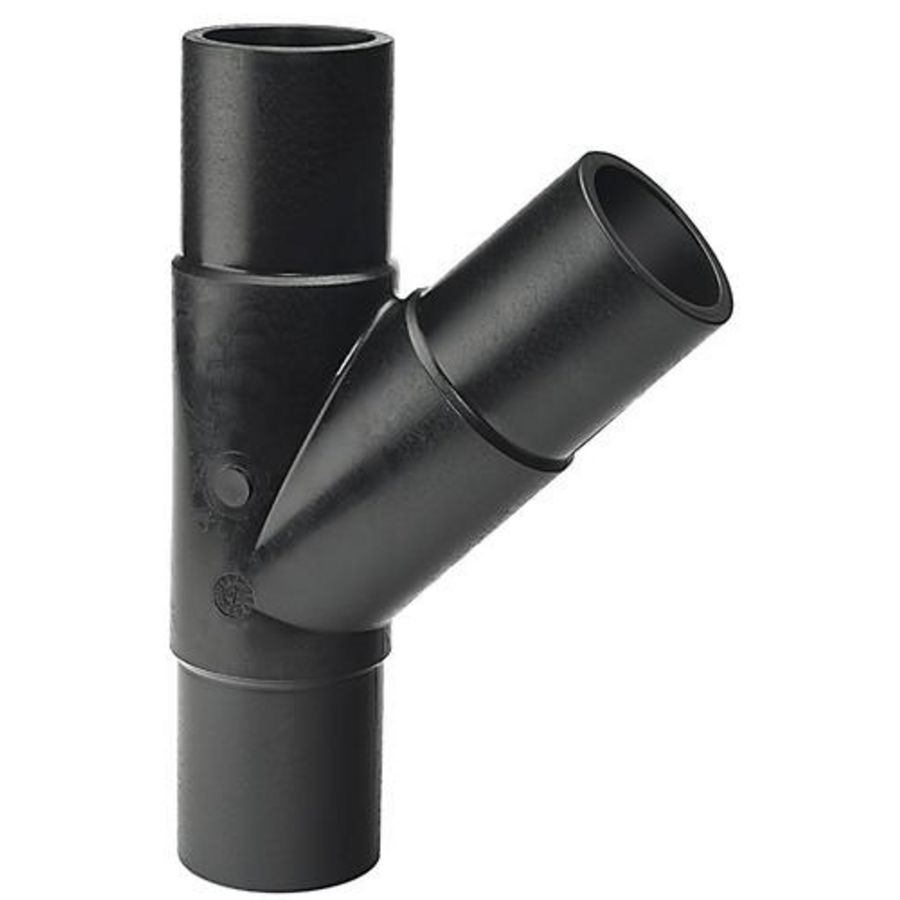 PE100 L T-Stuk 45gr. 63 PN16