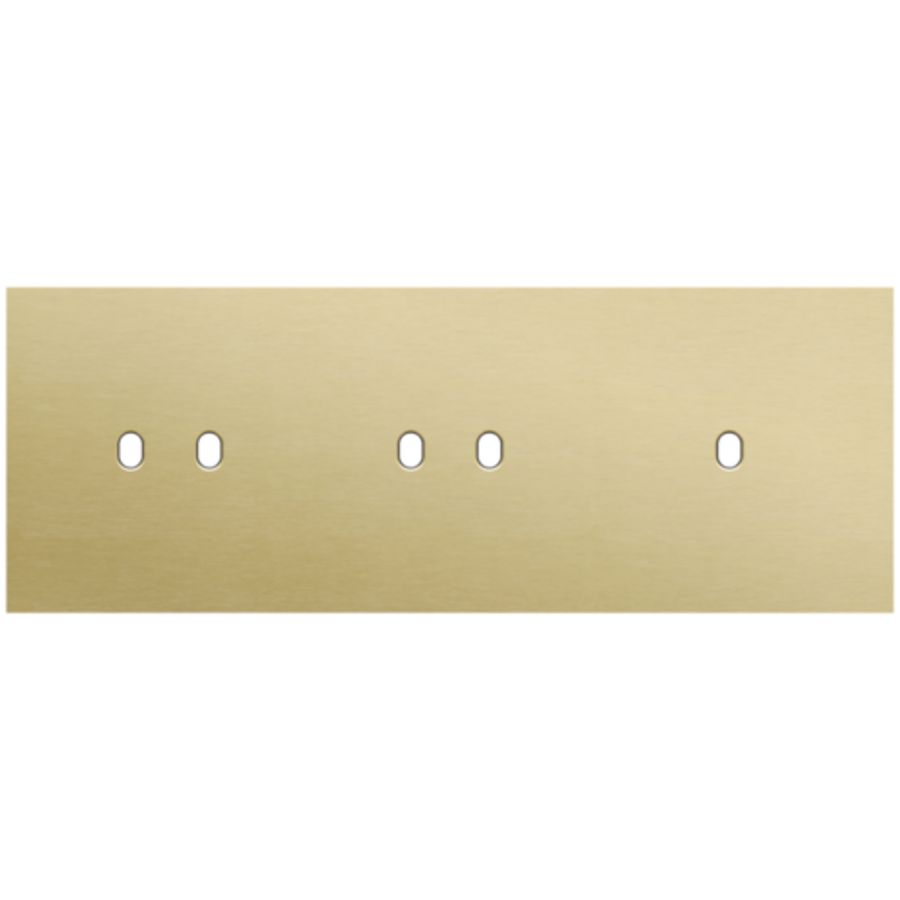 Afdekplaat 3-voud horiz. 71mm centerafst. 227-57704