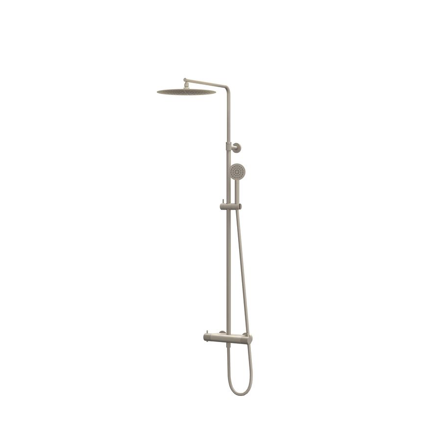 Afbouwdeel regendouche IVY combiset Nexus 1 opbouwthermostaat  gebor. nickel CSN1GNCC