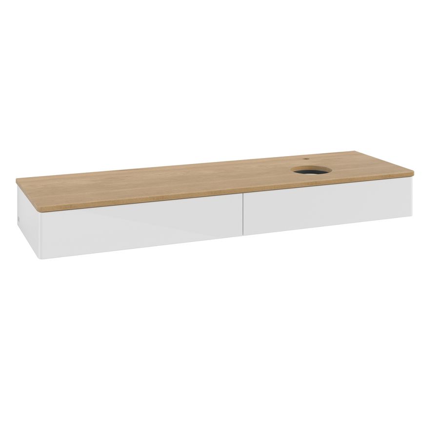 Wastafelonderkast Antao 1600x190x500mm G.White.L K16051GF