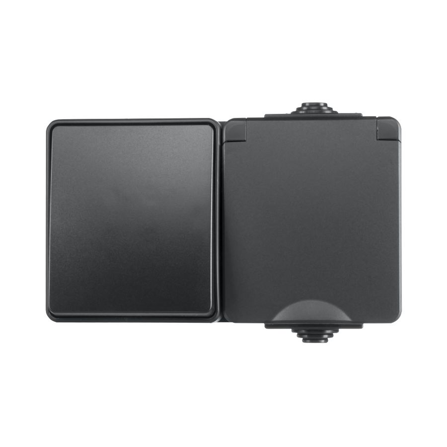 Opbouw Combinatie WCD en Wisselschakelaar H. IP55 VVE=8