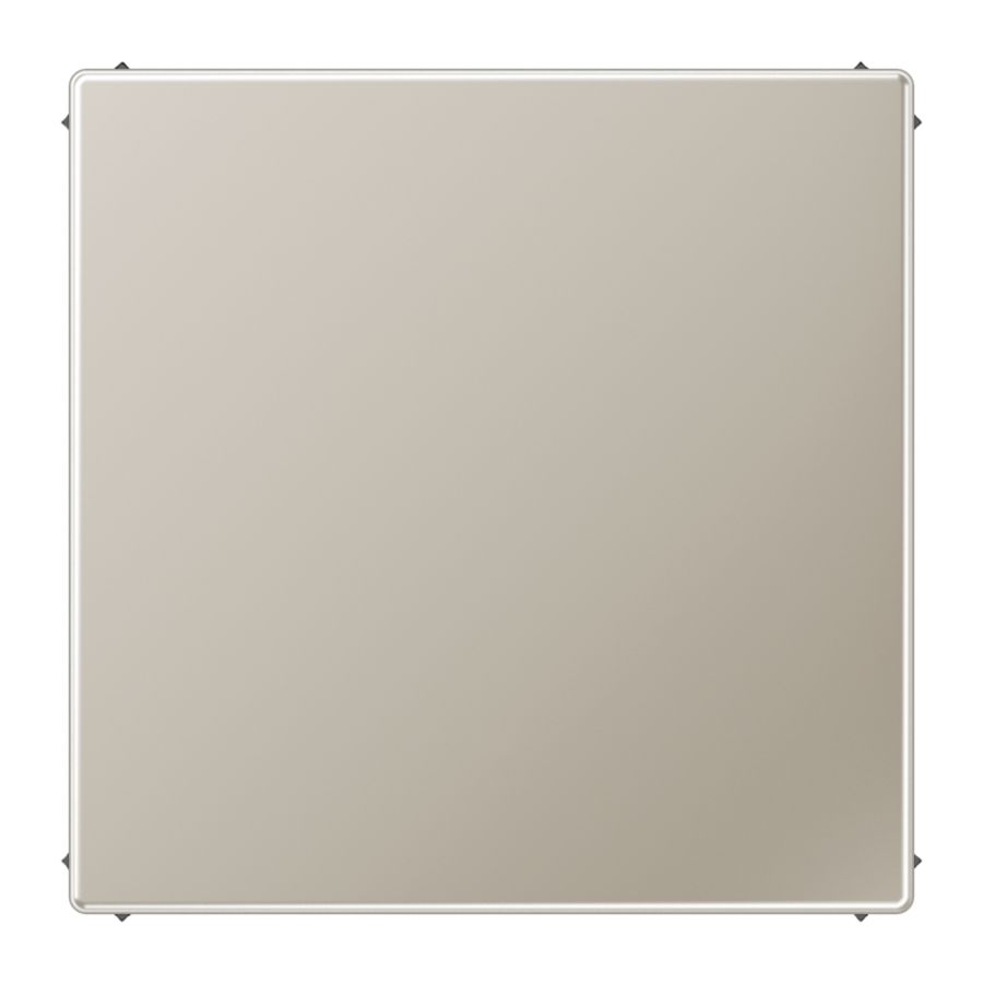 Afdekking edelstaal blind LS
