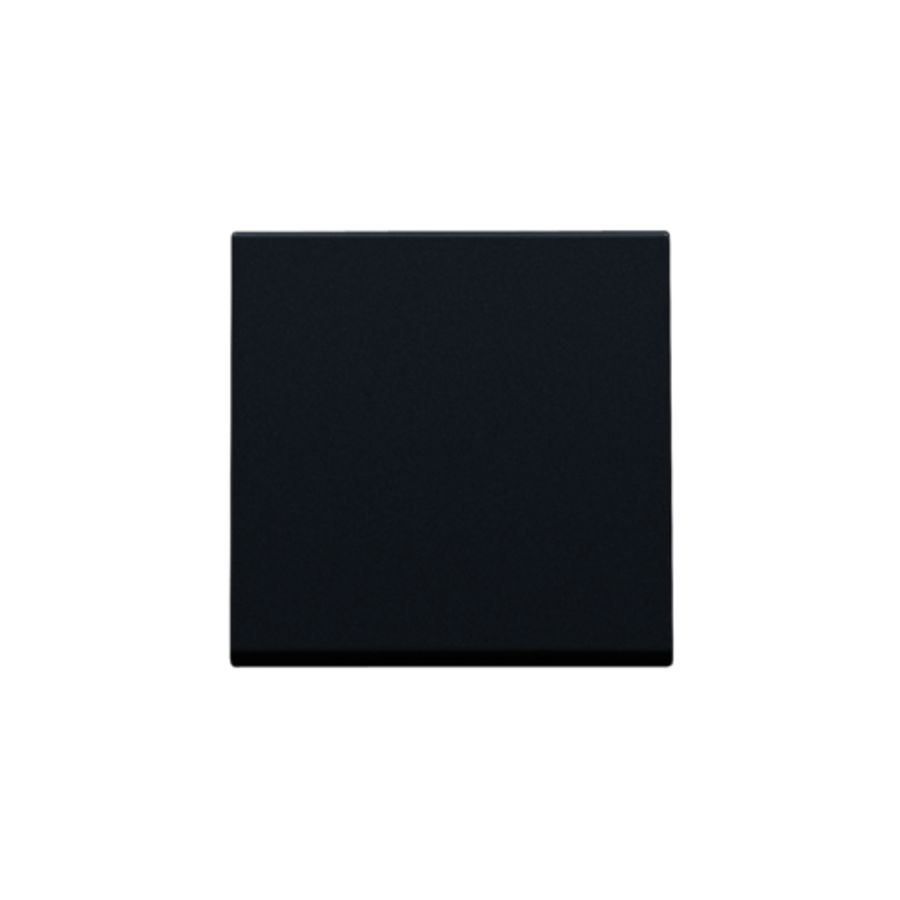 Afwerkingsset enkelv. elektr. schakelaar/knop black