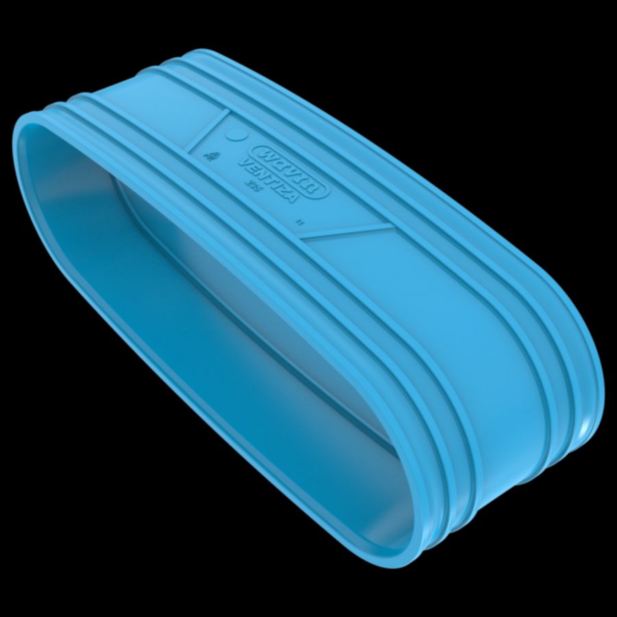 Steekmof lijm PVC luchtverdeelsysteem VENTIZA blauw (235x80mm) mof/mof