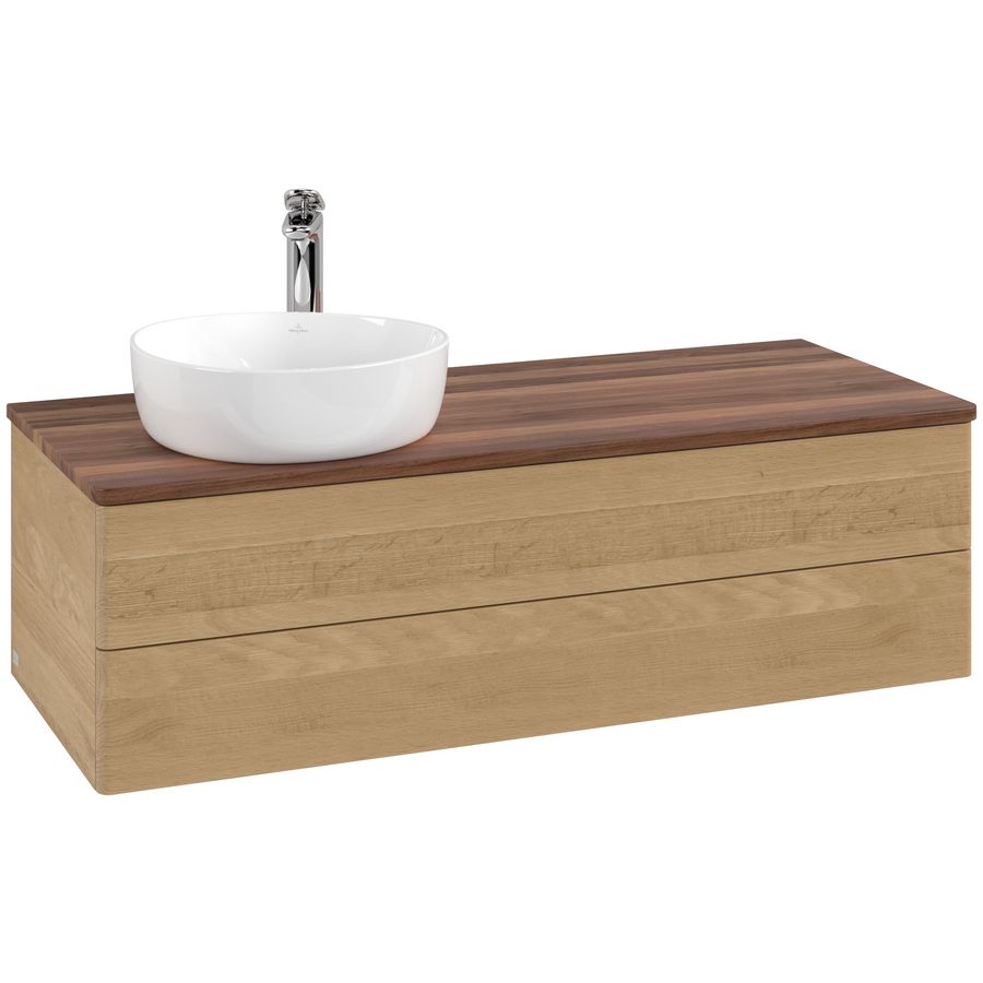 Wastafelonderkast Antao 1200x360x500mm Honey Oak L22052HN