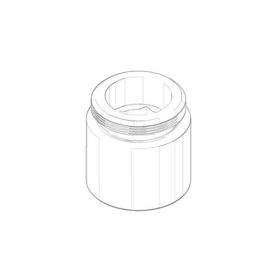 Nippel 26,5x26,5mm Platina gebors.