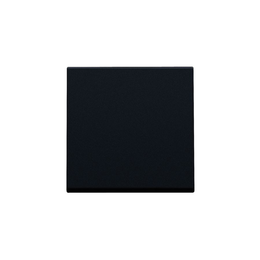 Afwerkingsset enkelv. elektr. schakelaar/knop black