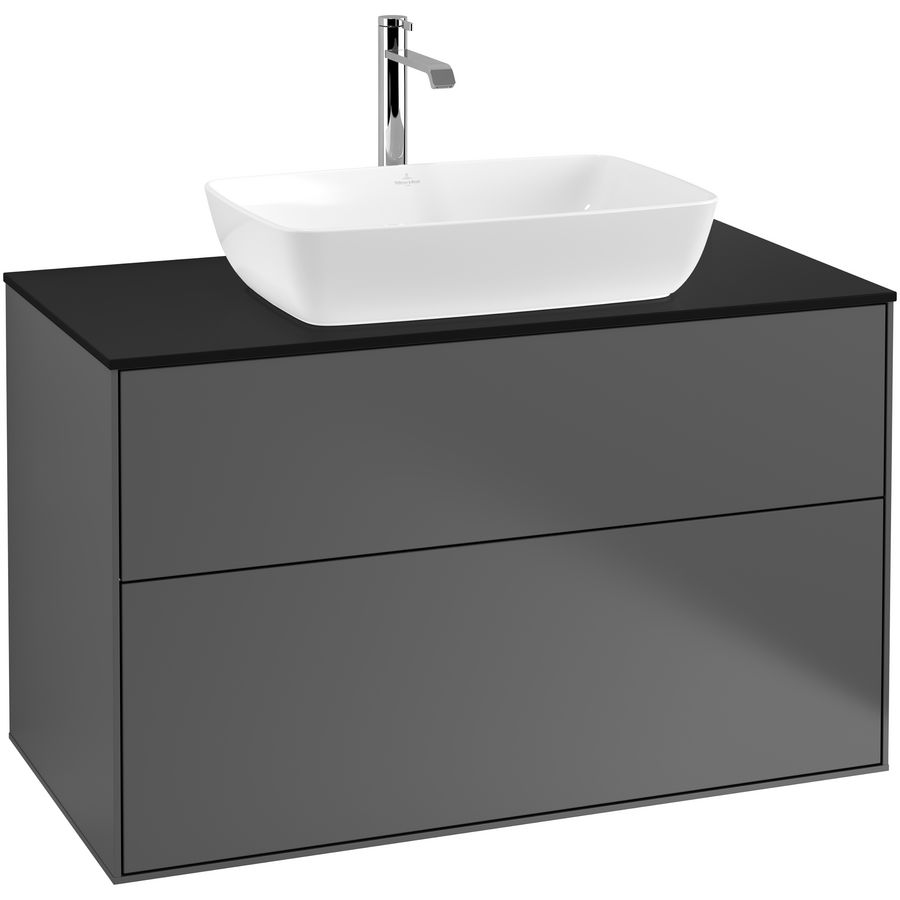 Wastafelonderkast Finion 1000x603x501mm Antr. Matt Lacquer G76200GK