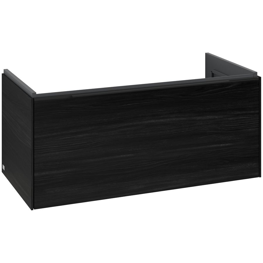 Wastafelonderkastkast SUBWAY 3.0 973x429x478mm Black Oak C569L1AB greep Volcano Black