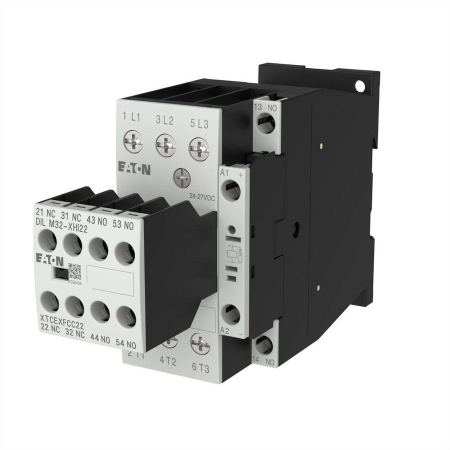 Magneetschakelaar DILM25-32(RDC24) (24-27VDC) 11kW 3m 2v