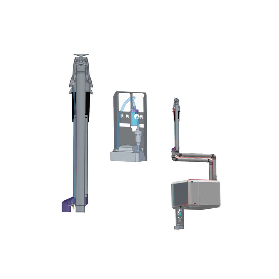 Set dakdoorvoer QSG incl. pomp en neutralisatieset