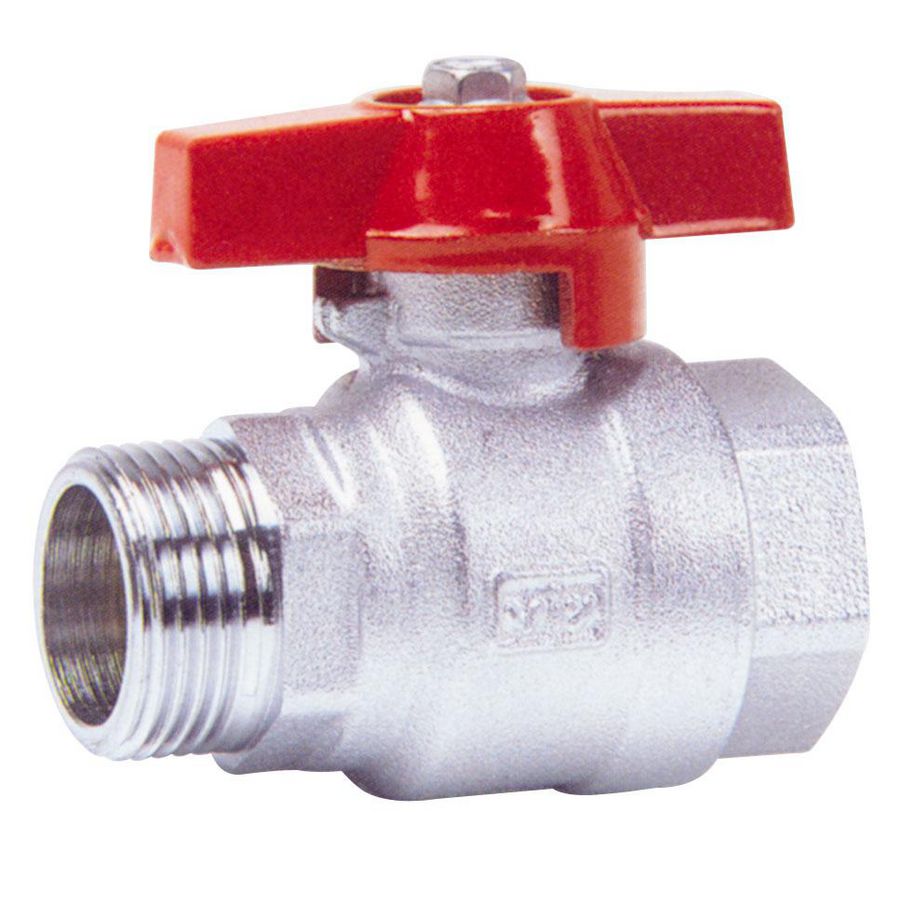 Kogelkraan VIR F343 008VH M/F 1/4 Vlinder hendel VVE=125