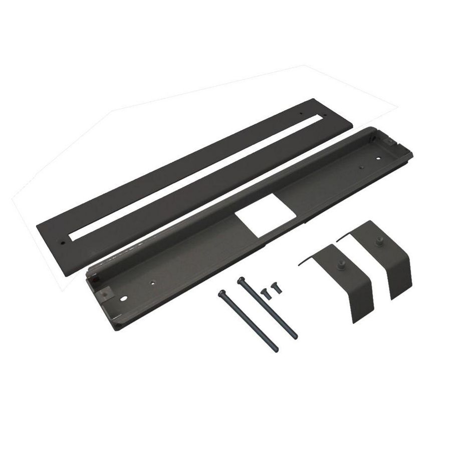 Inbouwframe CrystalWay voor pendelset 20m zwart