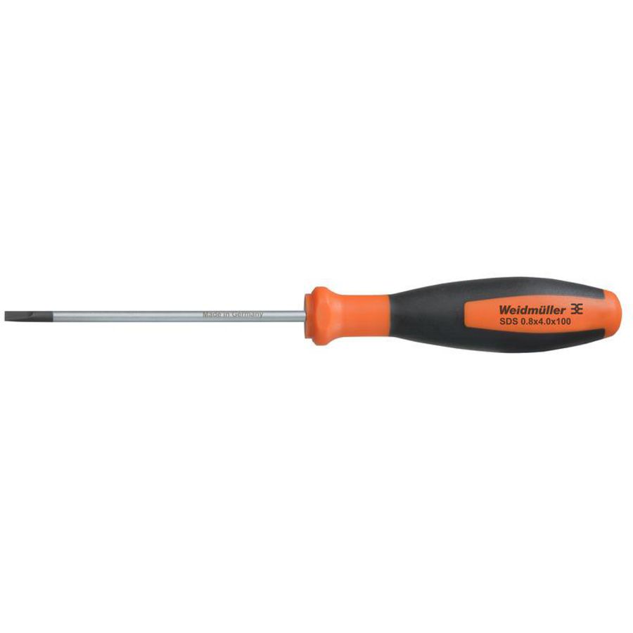 Gesleufde schroevendraaier (A) 0,8mm (B) 4mm 2749360000
