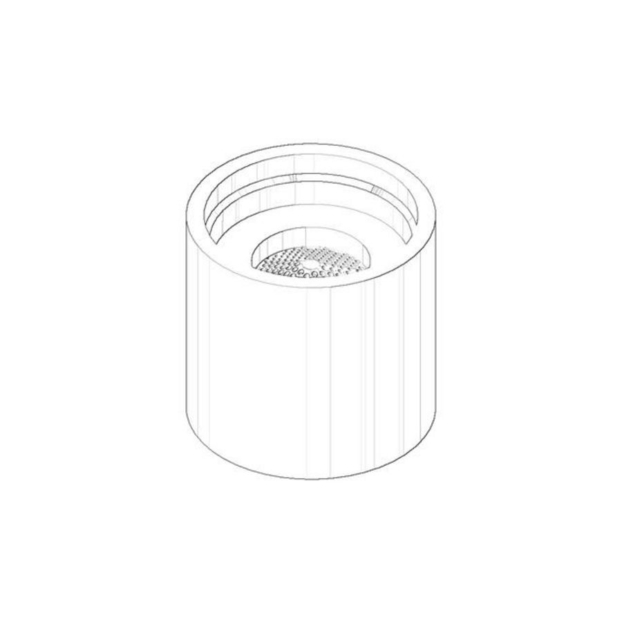 Perlator M18x1-IG 8,5l/min. Platina geborsteld