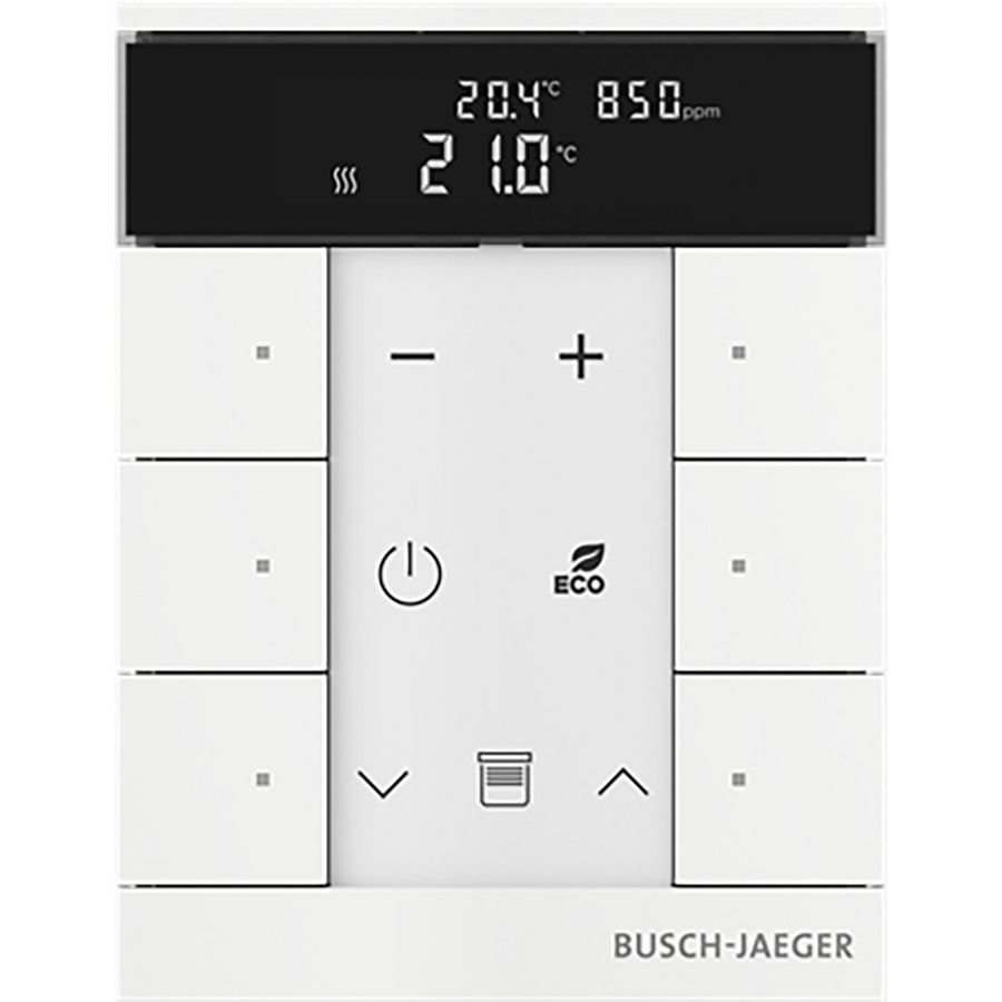 Free@Home Tenton thermostaat 6-voudig CO2 studiowit mat (SBC-F-6.0.11-884)