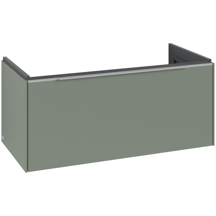Wastafelonderkastkast SUBWAY 3.0 973x429x478mm Soft Green C569L0AF greep alu. glans