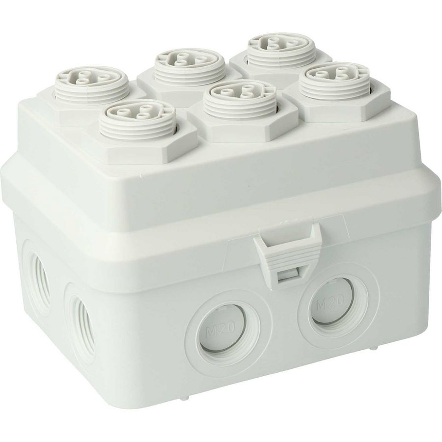 Doos v. montage met aansluitdr AK2-B IP65 6x3P VVE=10