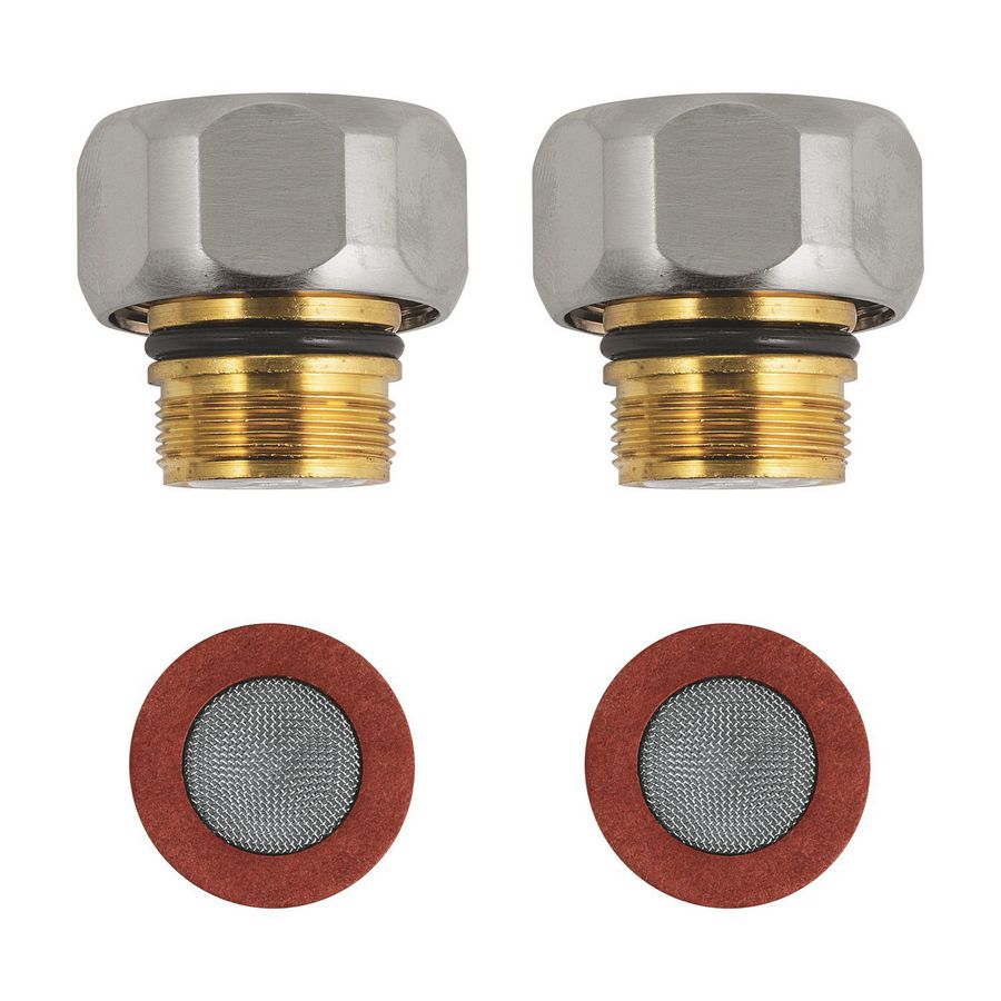 Set a 2st. terugslagklep supersteel (rvs look) 47189DC0