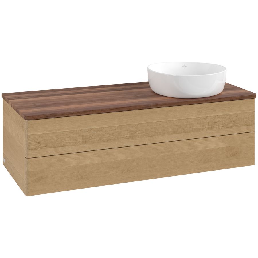 Wastafelonderkast Antao 1200x360x500mm Honey Oak L23012HN