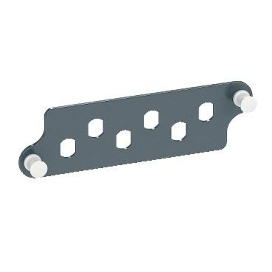 Frontplaat met adapters glasvezelpaneel 6 ST MM Actassi 19-C