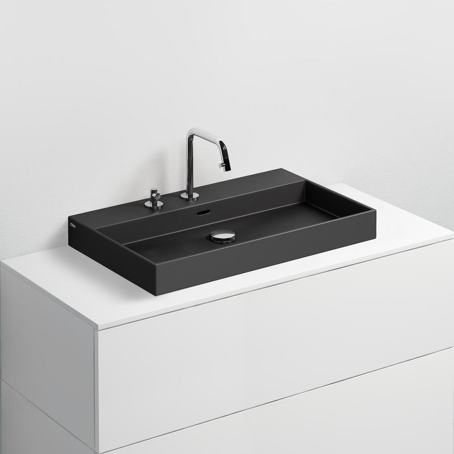 New Wash Me wastafel + 3 voorbewerkte kraangaten CL/02.30432