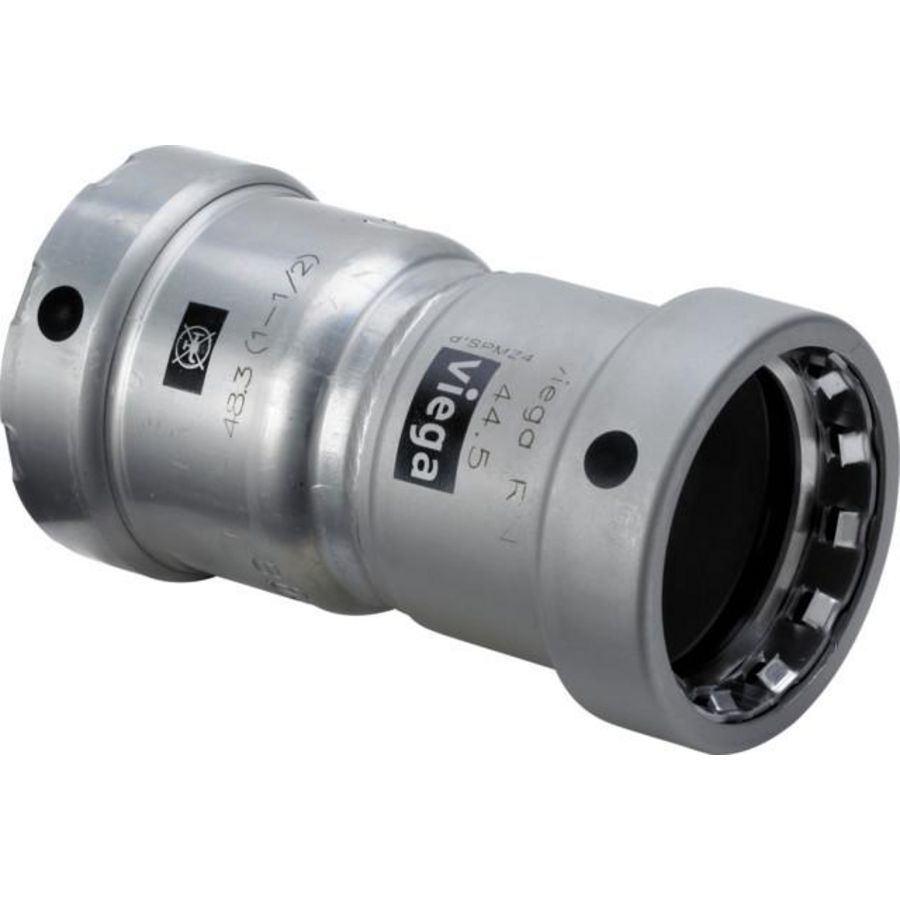 Perssok verlopend Megapress buis 1.1/2" x vlambuis ø44,5mm 4215.7