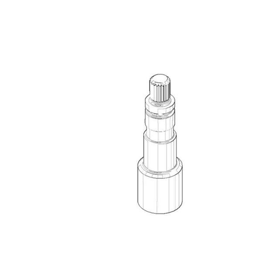 Verlengstuk Spindelverlenging 16,5x55,5mm chr