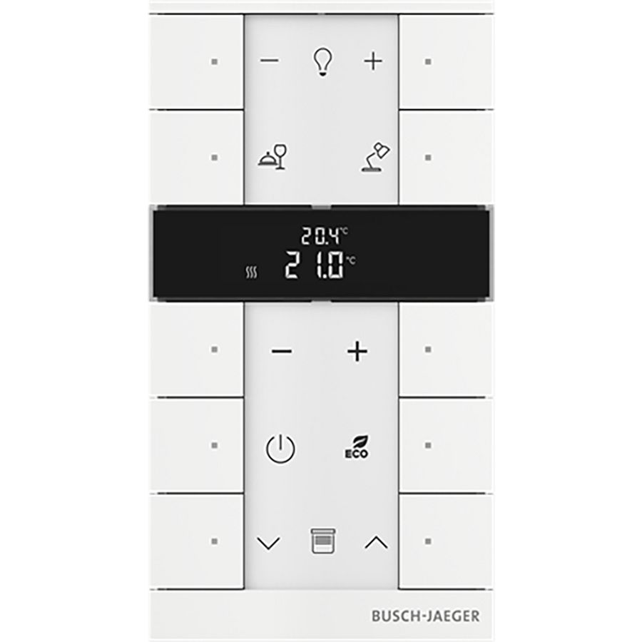 Free@Home Tenton thermostaat 10-voudig studiowit mat (SBR-F-10.0.11-884)