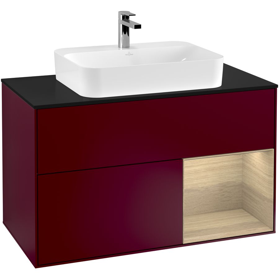 Wastafelonderkast Finion 1000x603x501mm Peony Matt Lacquer F372PCHB