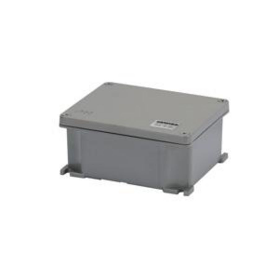 VERDEELDOOS GEGOTEN ALUMINIUM GELAKT METALLIC GRIJS 128x10